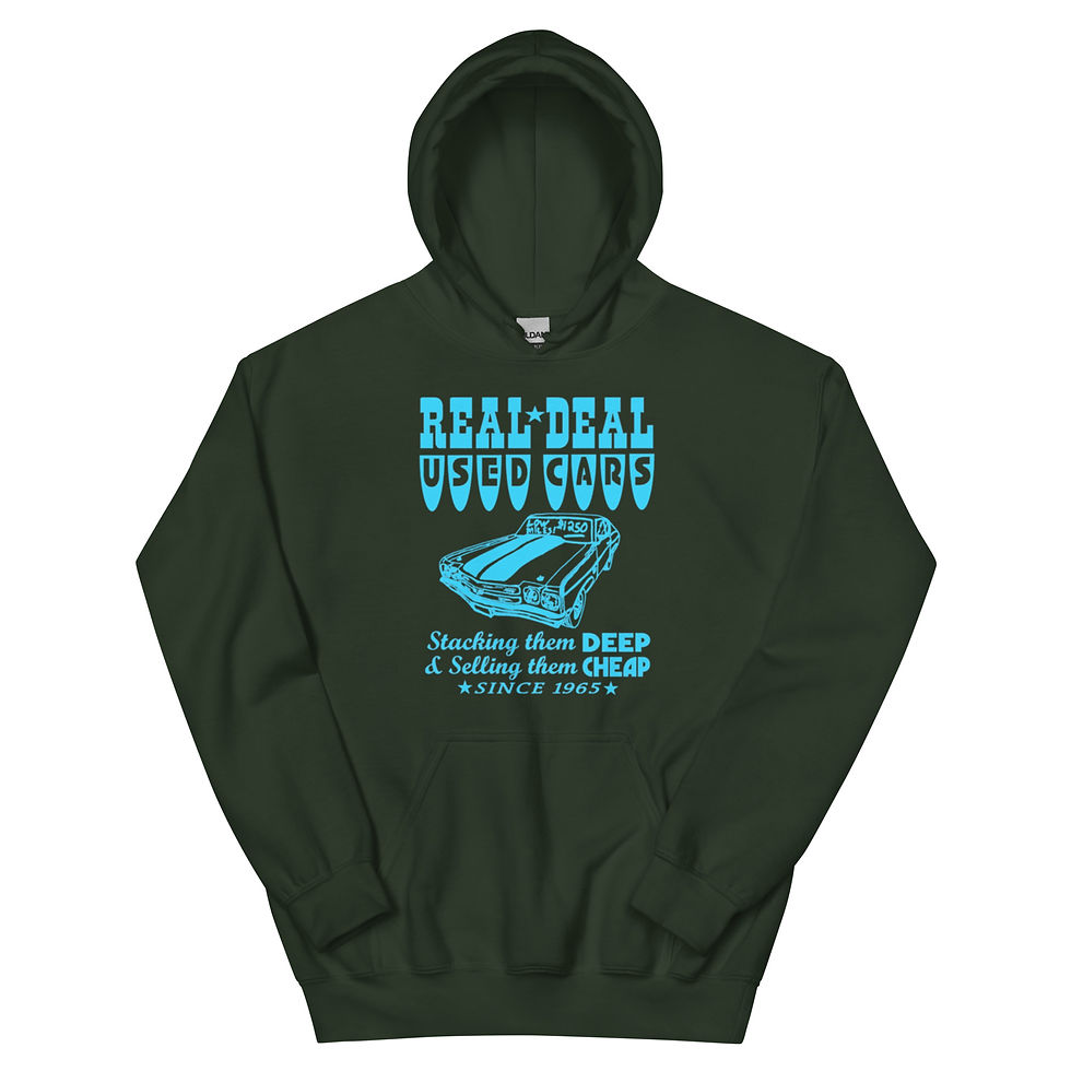 Thumbnail: REAL DEAL USED CARS 70 CHEVELLE HOODIE