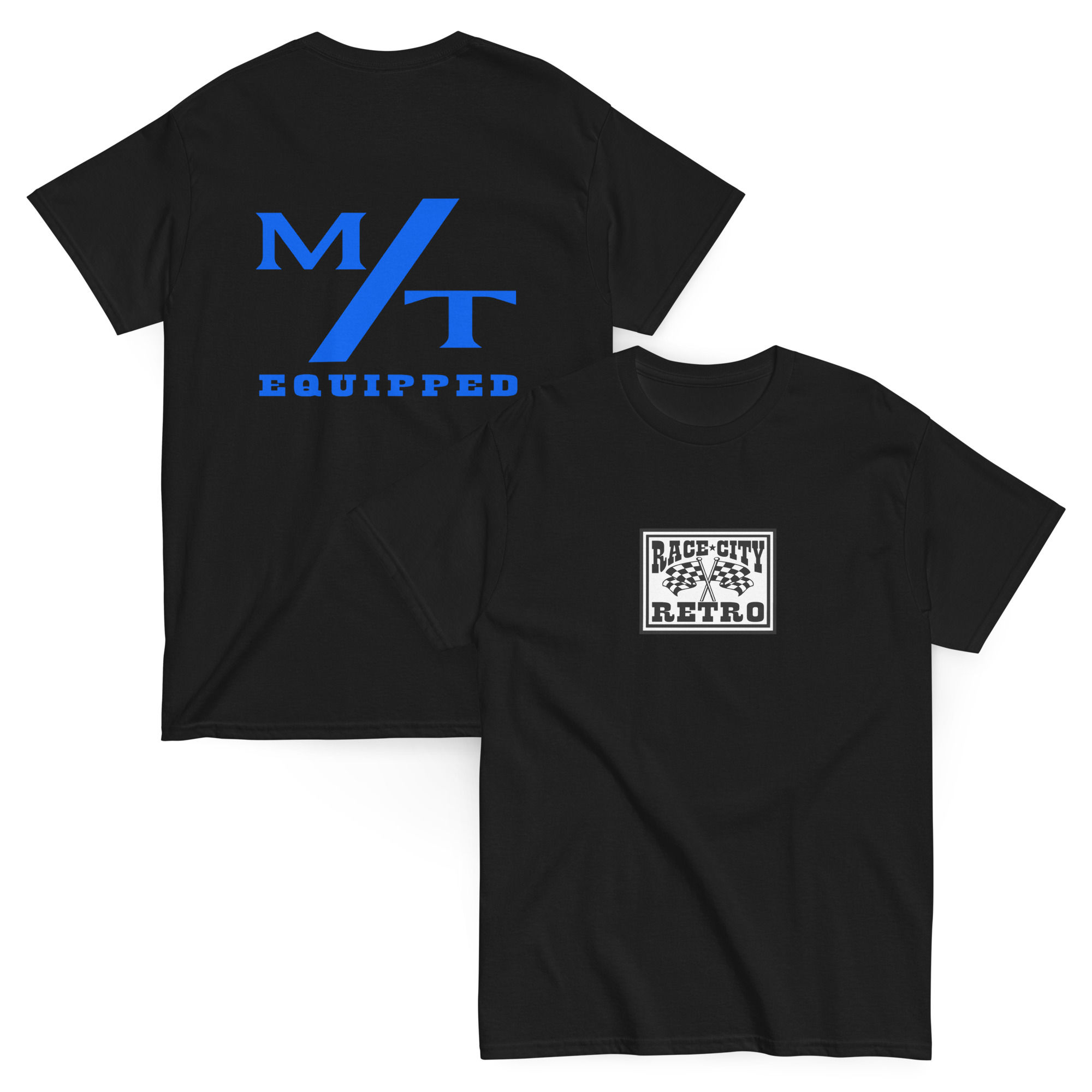 M/T EQUIPPED TWO SIDED T SHIRT By Race City Retro