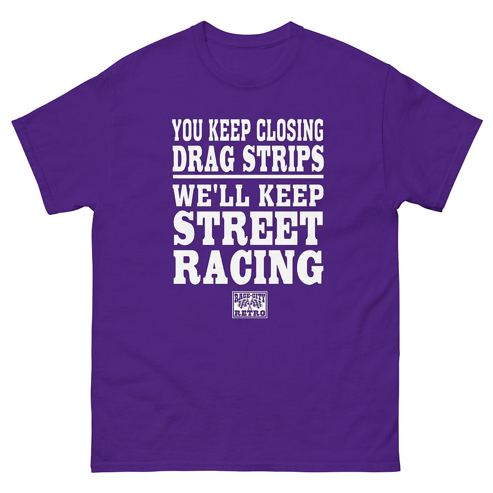 Thumbnail: STREET RACER T-shirt by Race City Retro