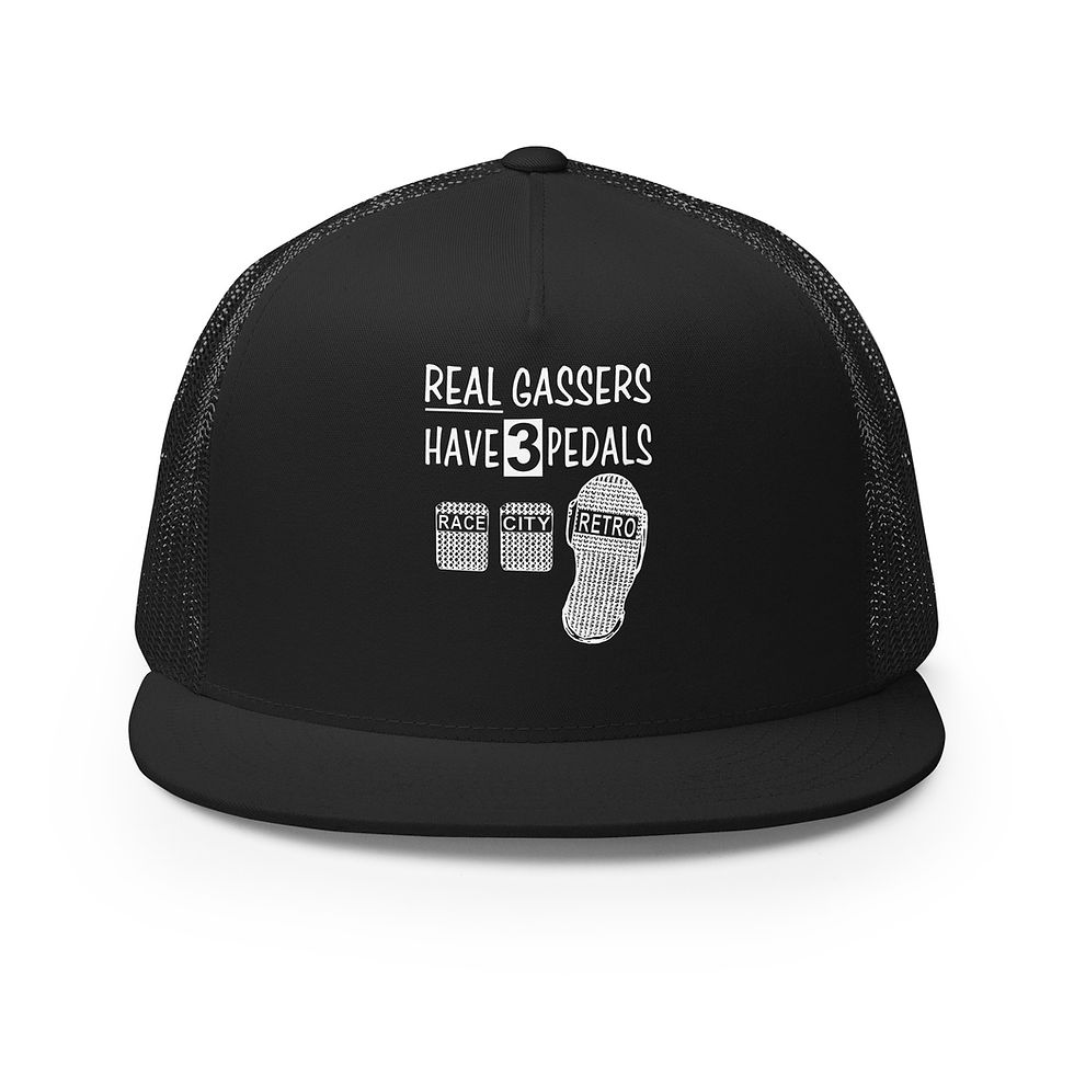 Thumbnail: REAL GASSER HAVE 3 PEDALS TRUCKER HAT CAP