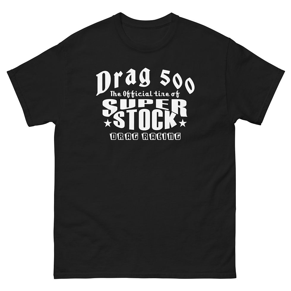 Thumbnail: DRAG 500 SUPER STOCK T-shirt by Race City Retro