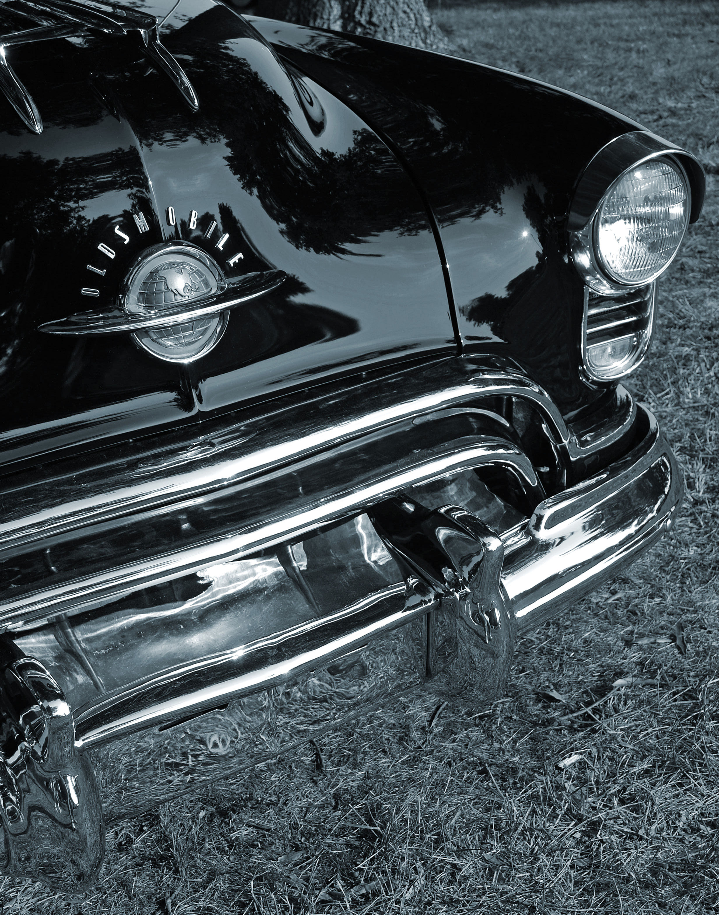 ROCKET 88 OLDSMOBILE Black & White Photo