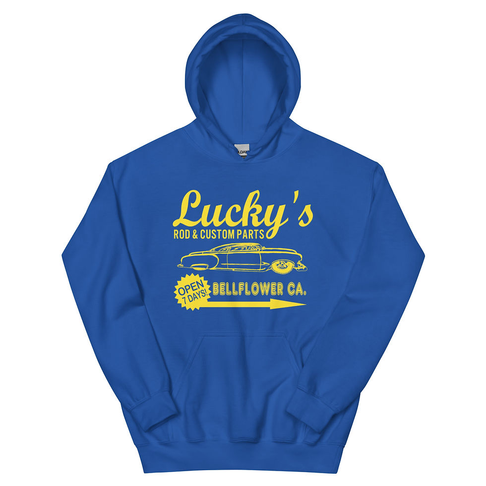 Thumbnail: LUCKY'S ROD & CUSTOM PARTS HOODIE