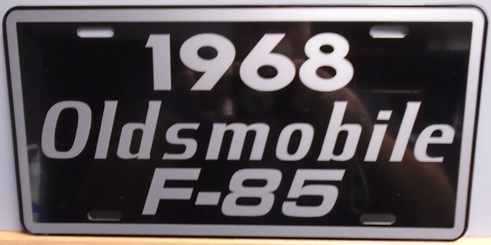 Thumbnail: OLDSMOBILE F-85  Year License Plate