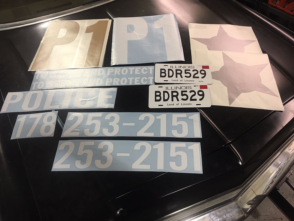 Thumbnail: BLUESMOBILE 1974 Dodge Monaco Decal Kit