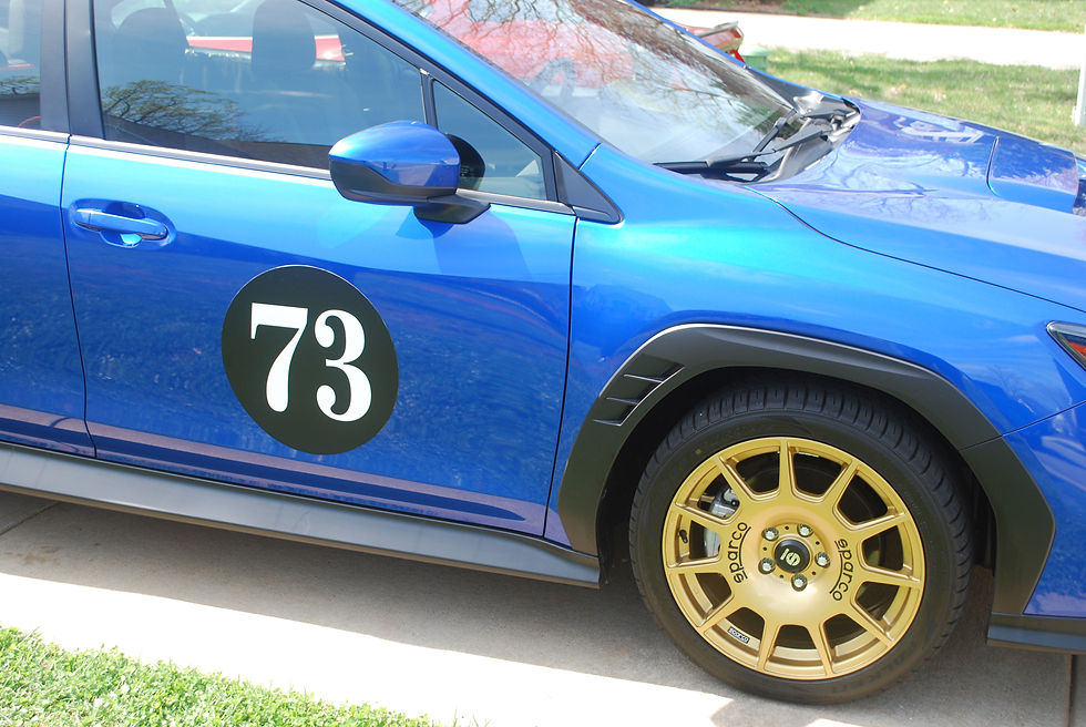 Thumbnail: RALLY NUMBERS MAGNETIC SET OF THREE VINTAGE FONT BLACK