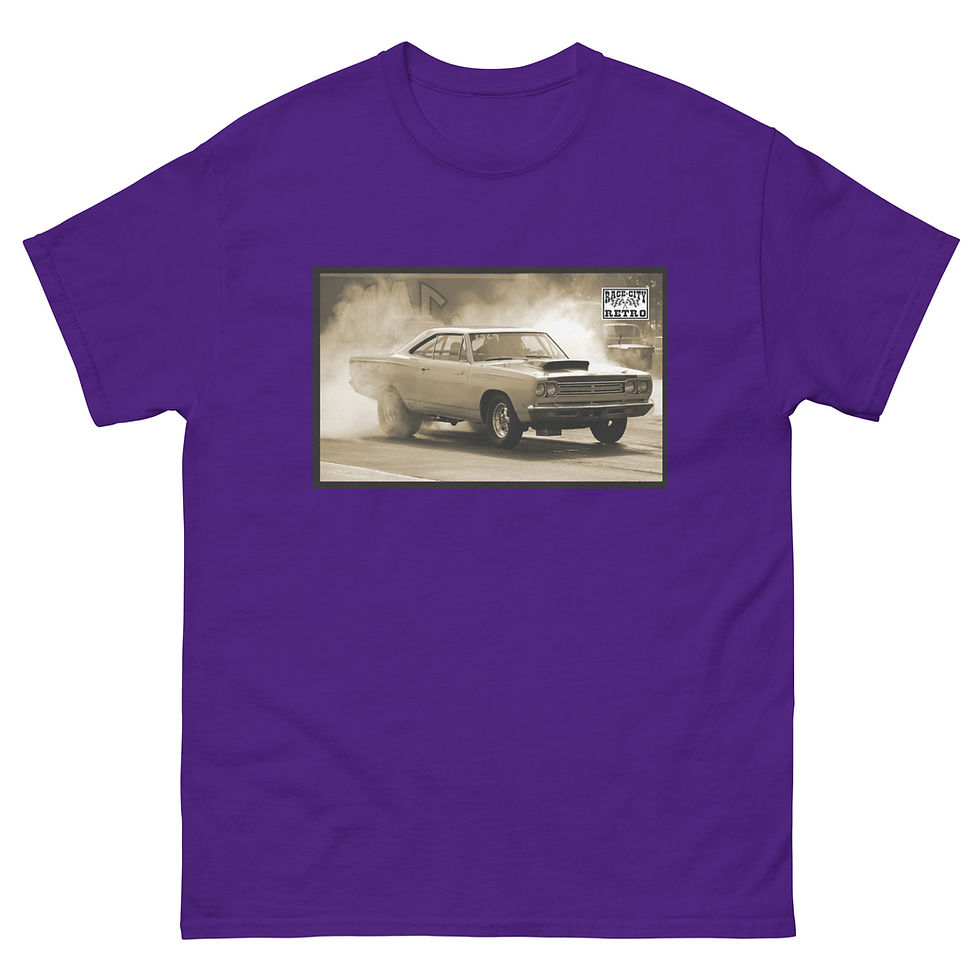 Thumbnail: 69 ROAD RUNNER Burnout T-shirt by Race City Retro