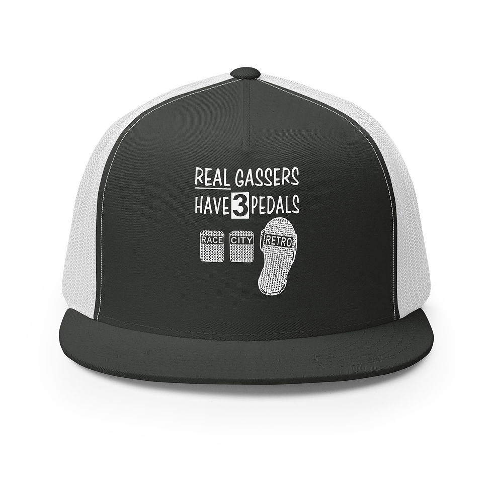 Thumbnail: REAL GASSER HAVE 3 PEDALS TRUCKER HAT CAP