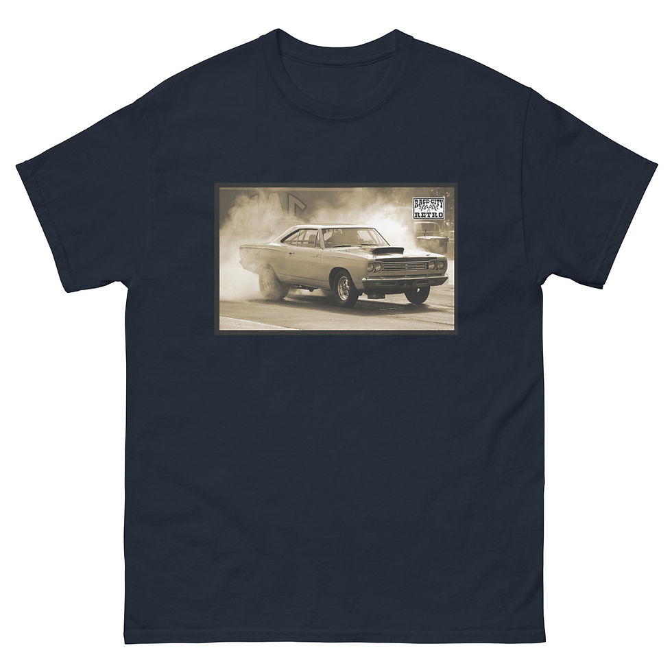 Thumbnail: 69 ROAD RUNNER Burnout T-shirt by Race City Retro