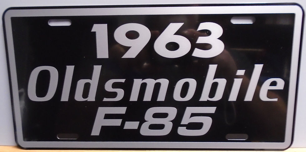 Thumbnail: OLDSMOBILE F-85  Year License Plate