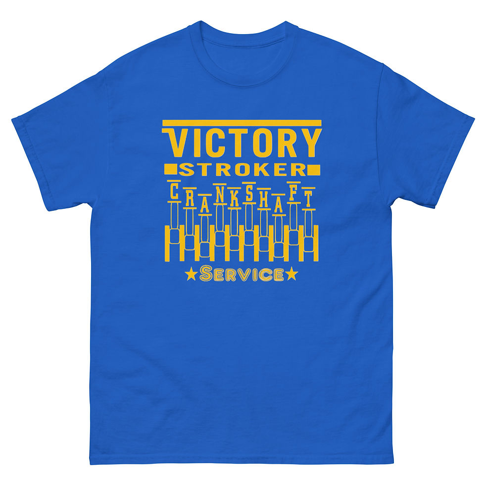 Thumbnail: VICTORY STROKER CRANKSHAFT SERVICE T-shirt by Race City Retro