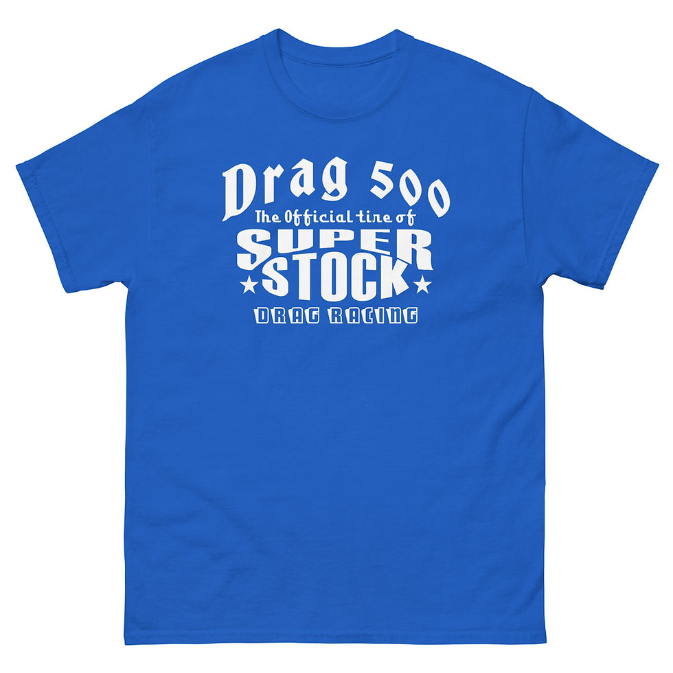 Thumbnail: DRAG 500 SUPER STOCK T-shirt by Race City Retro