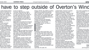 GUERNSEY, GOVERNANCE AND OVERTON'S WINDOW