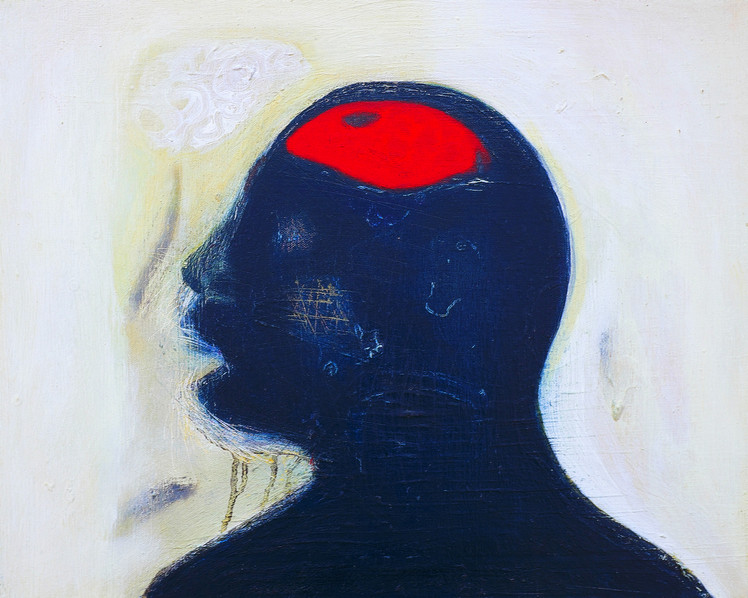 He VI, 2012. Oil on canvas. 16 x 20 inches