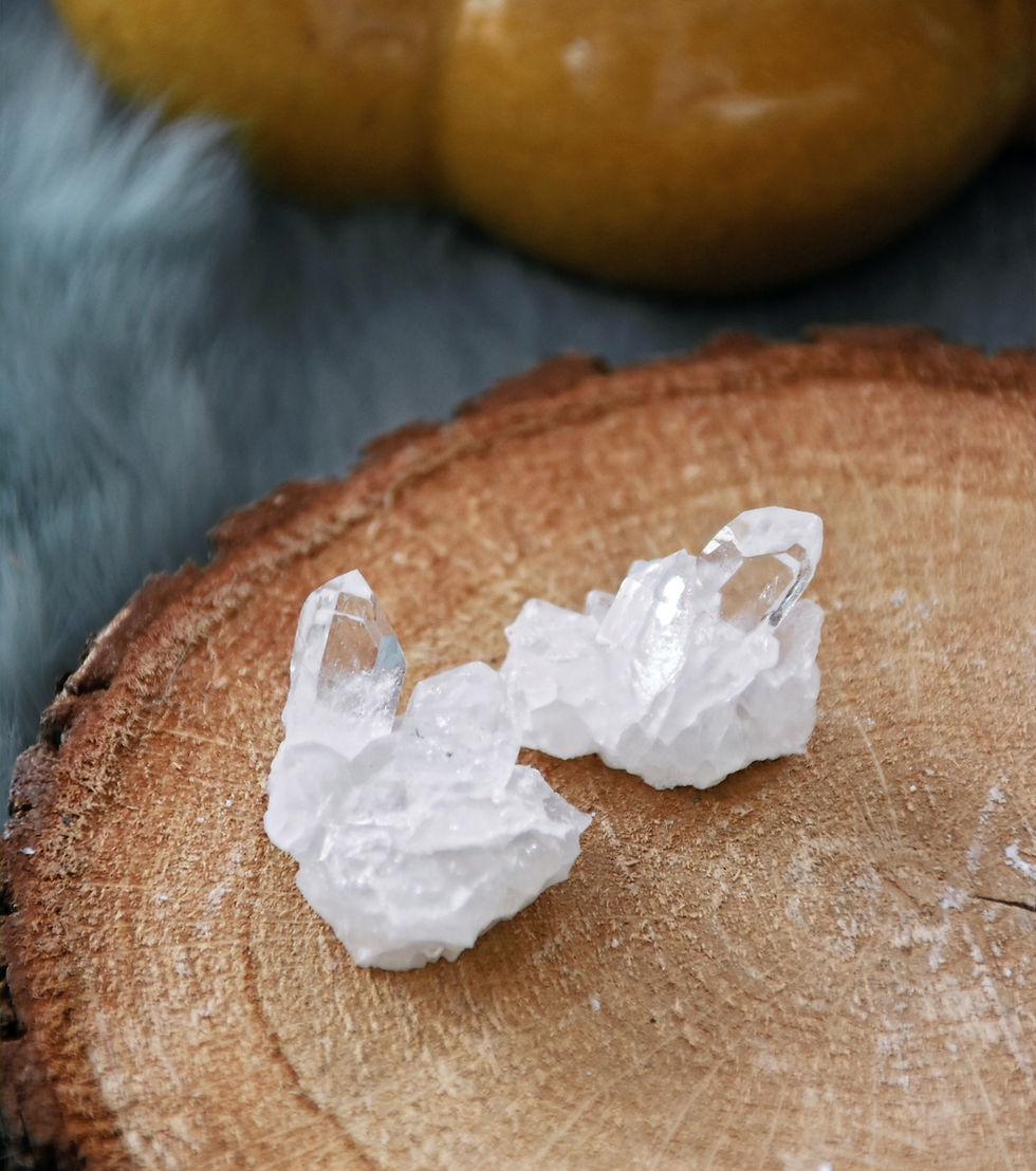 Bergkristal cluster klein