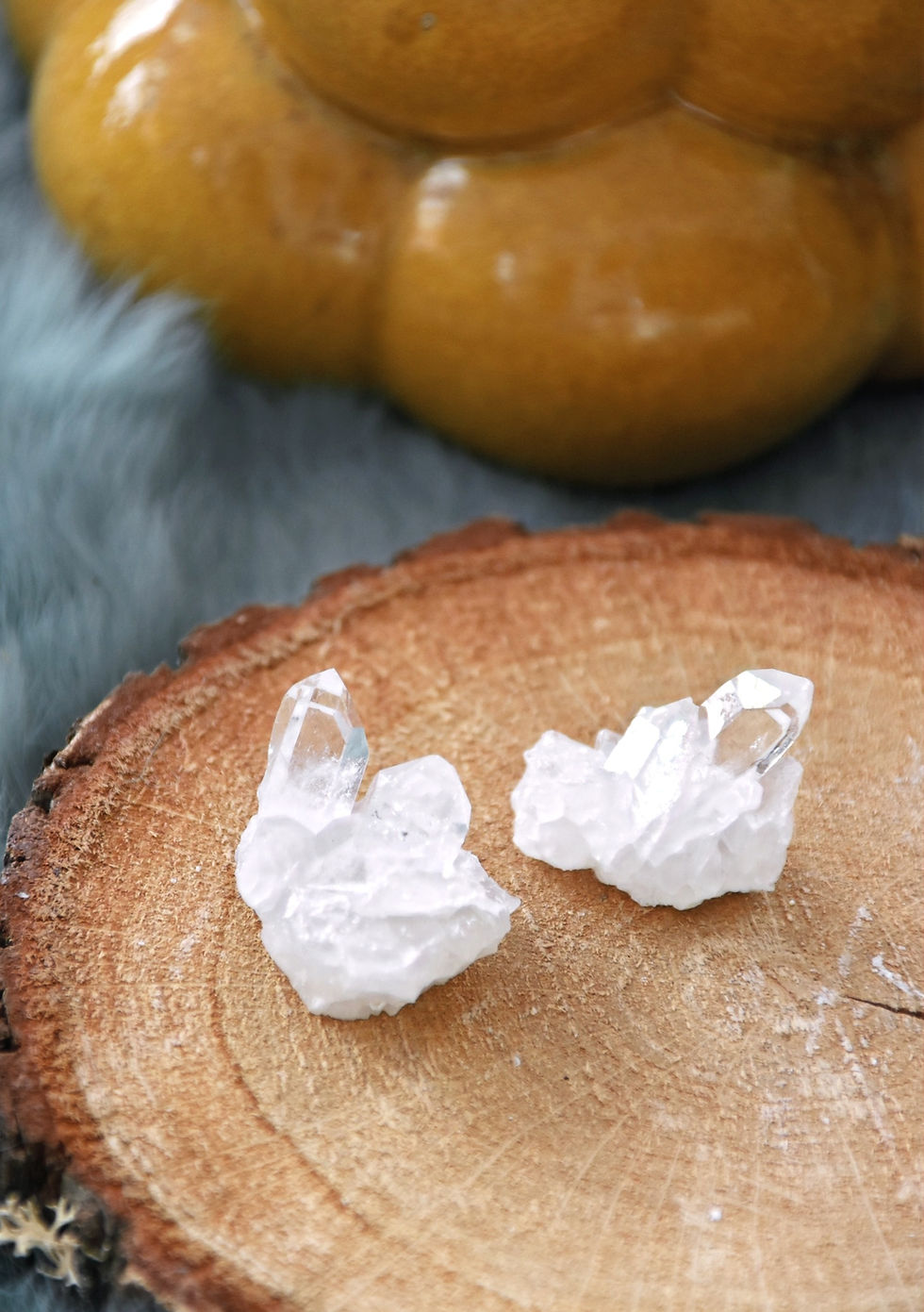 Bergkristal cluster klein