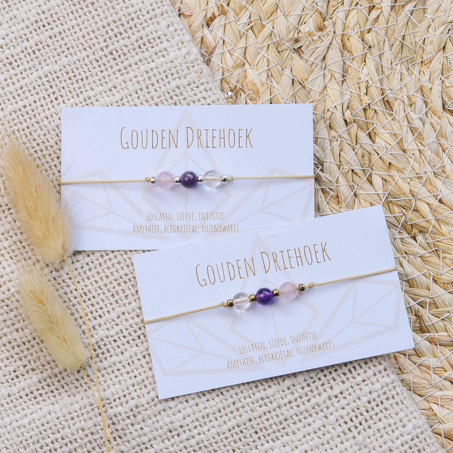 Gouden Driehoek - Armbandje