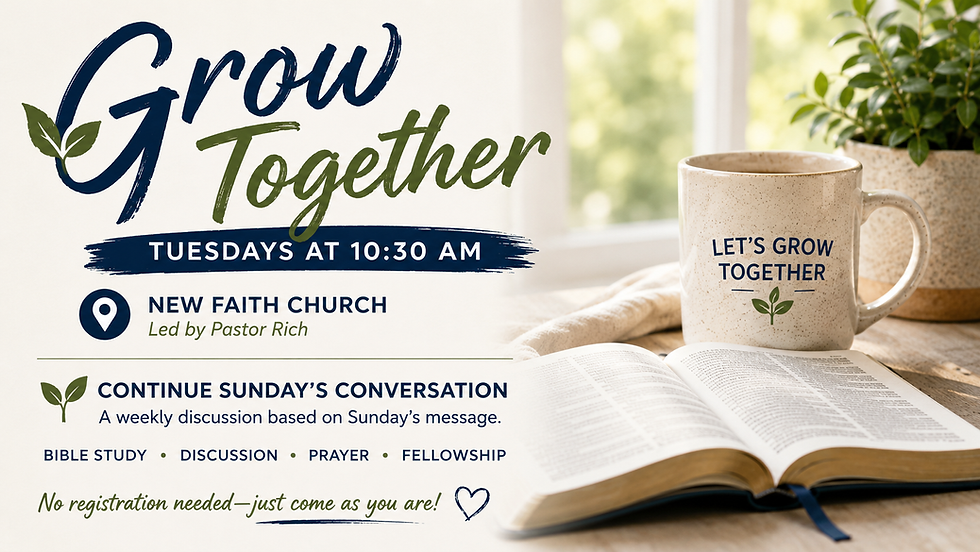 Grow Together - Tuesday Morning 