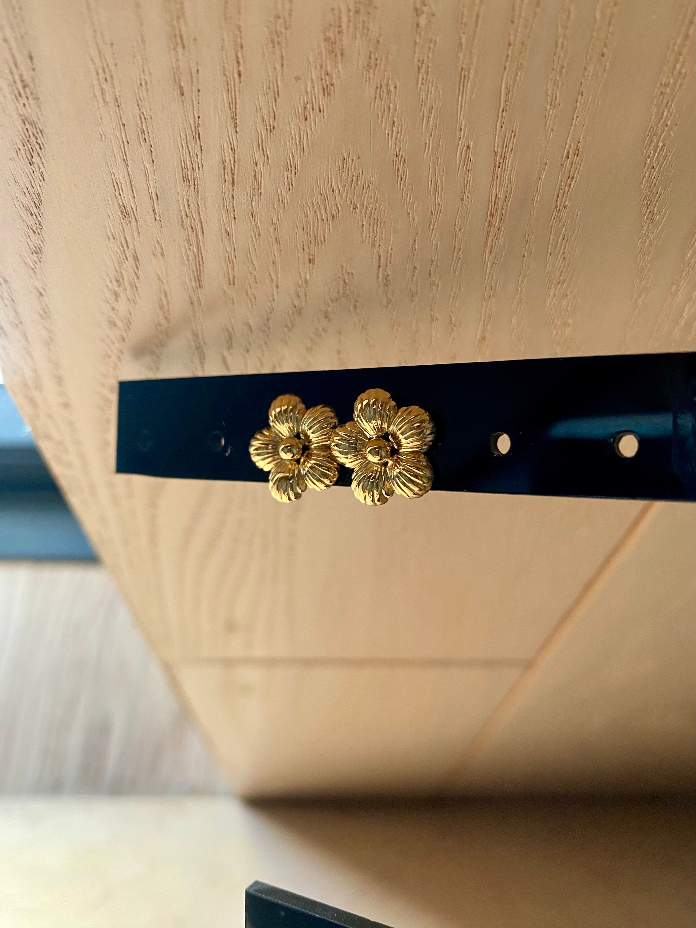 Oorbellen bloemetje - Goud