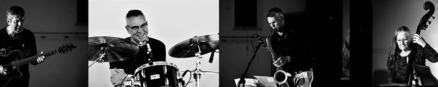 A drummer's drum kit setup for a Stratofibre jazz fusion performance