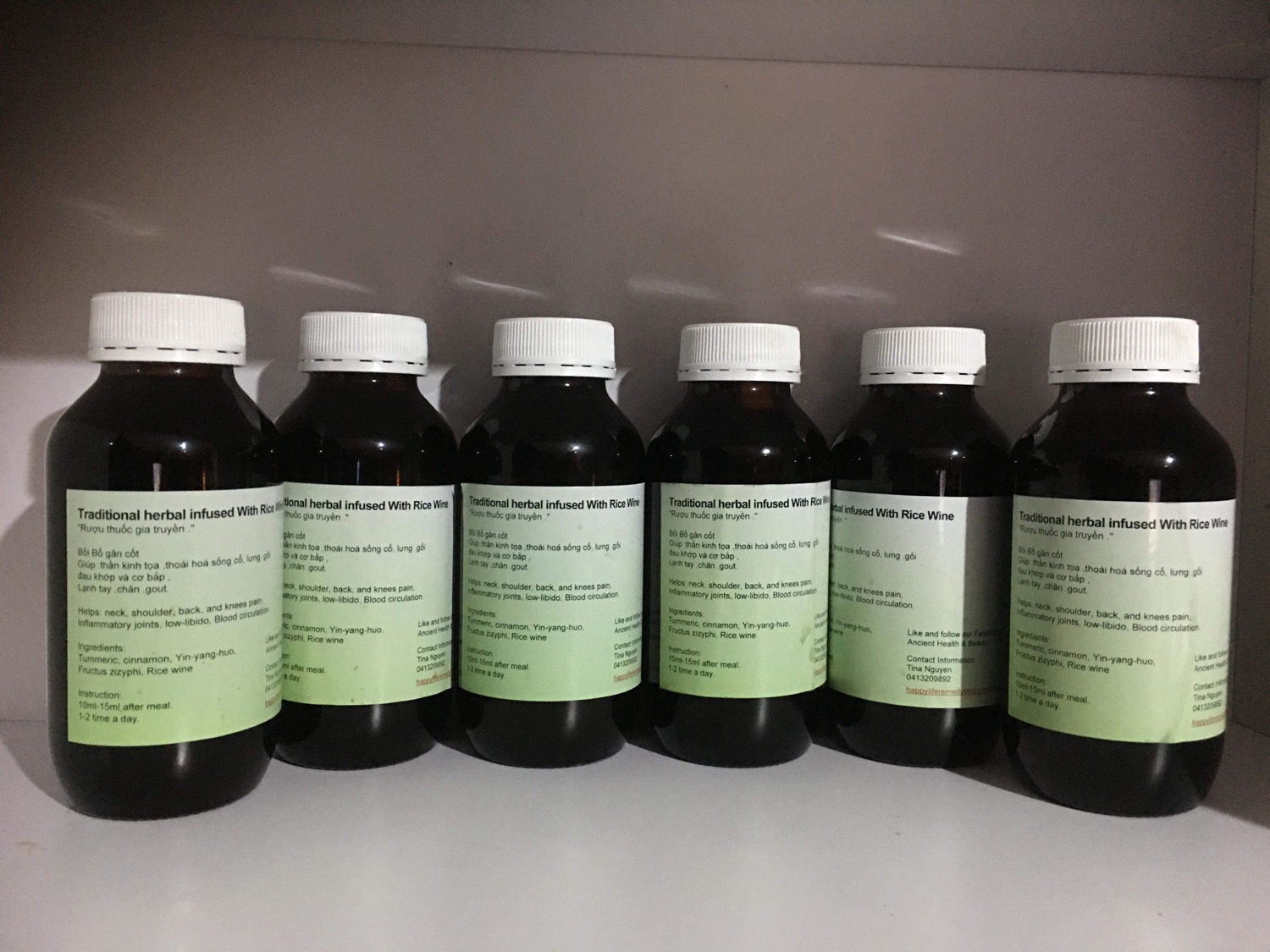 Traditional Herbal Infused with Rice Wine 500ml