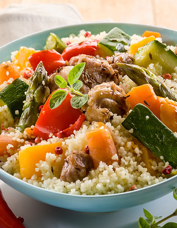Couscous mit Fleisch und Gemüse