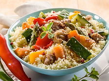 Cuscús con carne y verduras