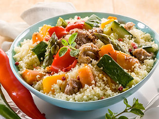 Couscous mit Fleisch und Gemüse