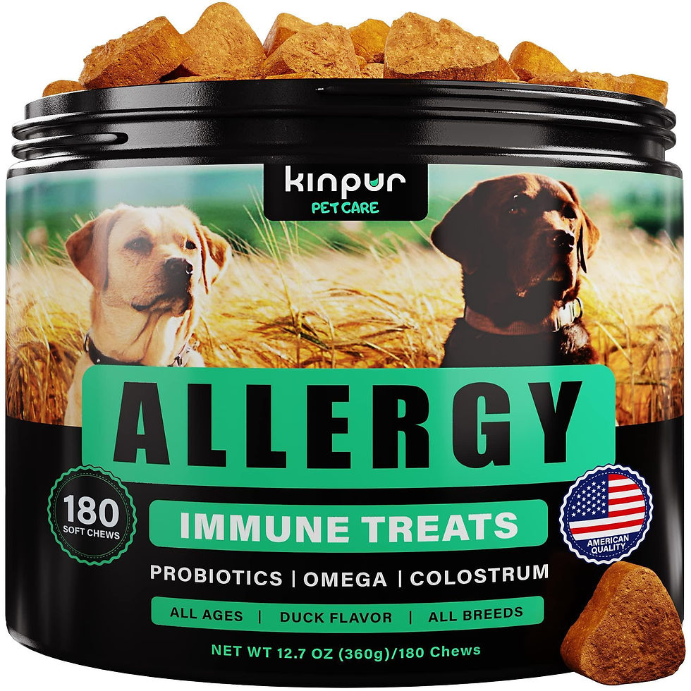 Thumbnail: Natural Dog Allergy Chews with Omega Probiotics Apple Cider Vinegar 180 Chews