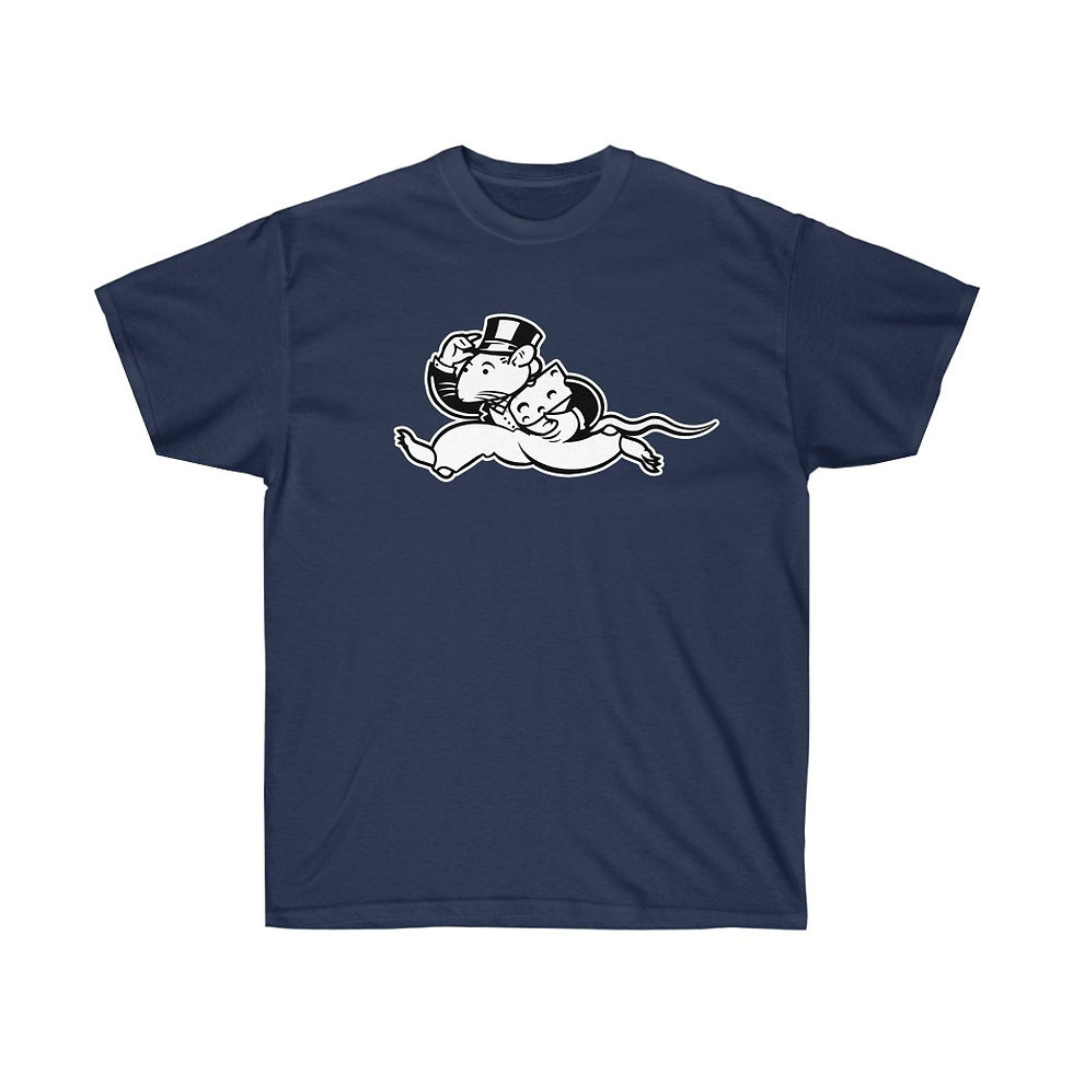 Thumbnail: Verminopoly - Unisex Ultra Cotton Tee, Rat T-Shirt, Monopoly Parody Shirt
