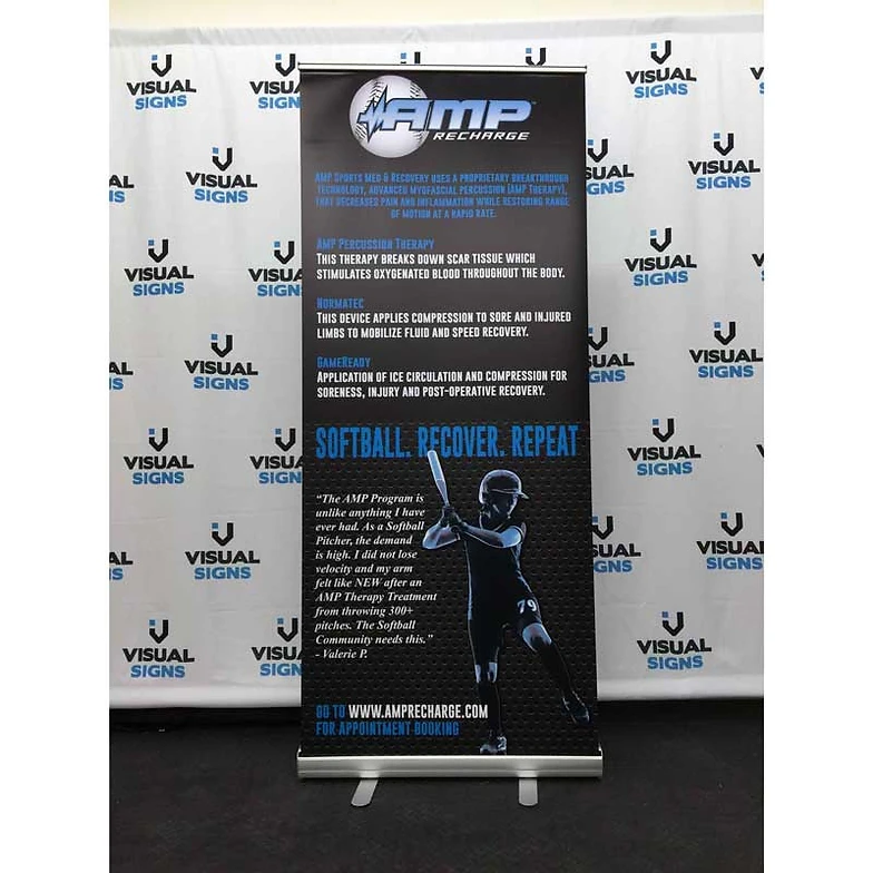 Retractable Banner Stands Visual Signs Irvine Orange County Ca