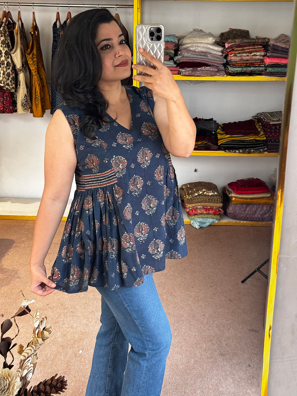 Thumbnail: AHVI Aashi Ajrakh Top