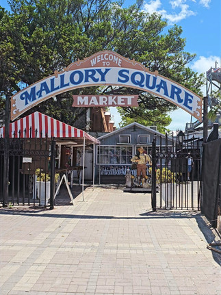 Entrance of Mallory Square Market in Key West, Florida