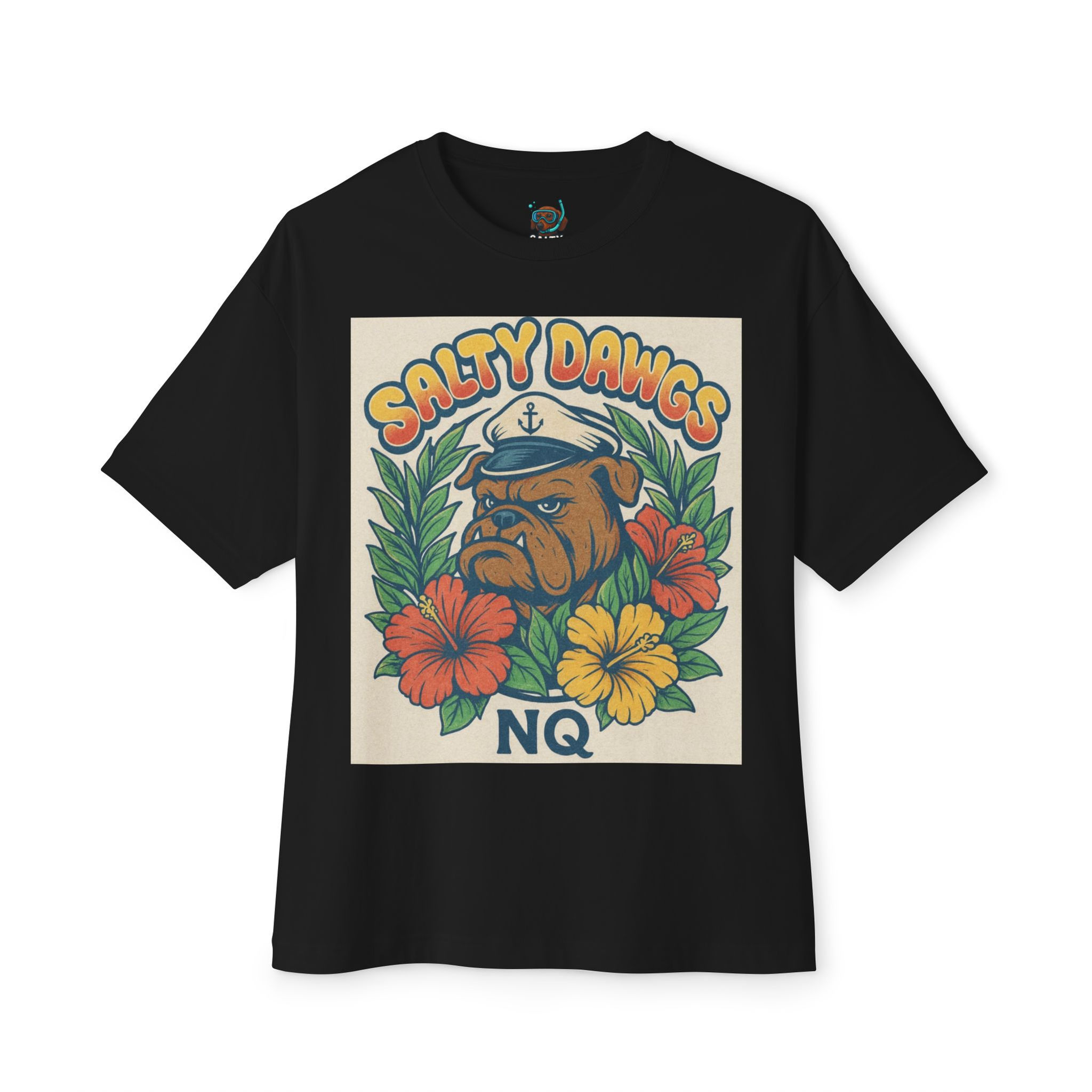 Salty Dawgs Fishing Dog T-Shirt | Cute Retriever Angler Tee