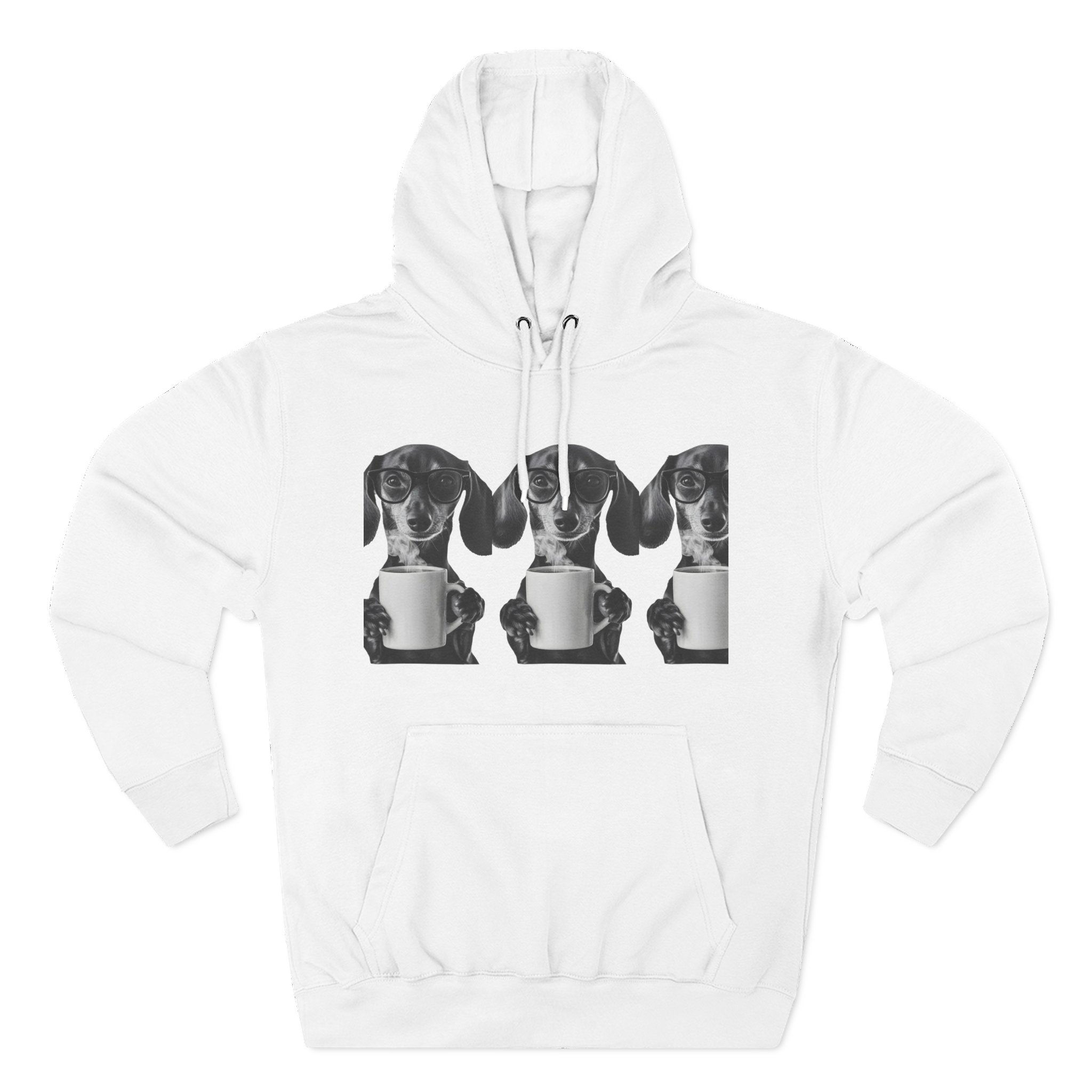 Three-Panel Fleece Hoodie