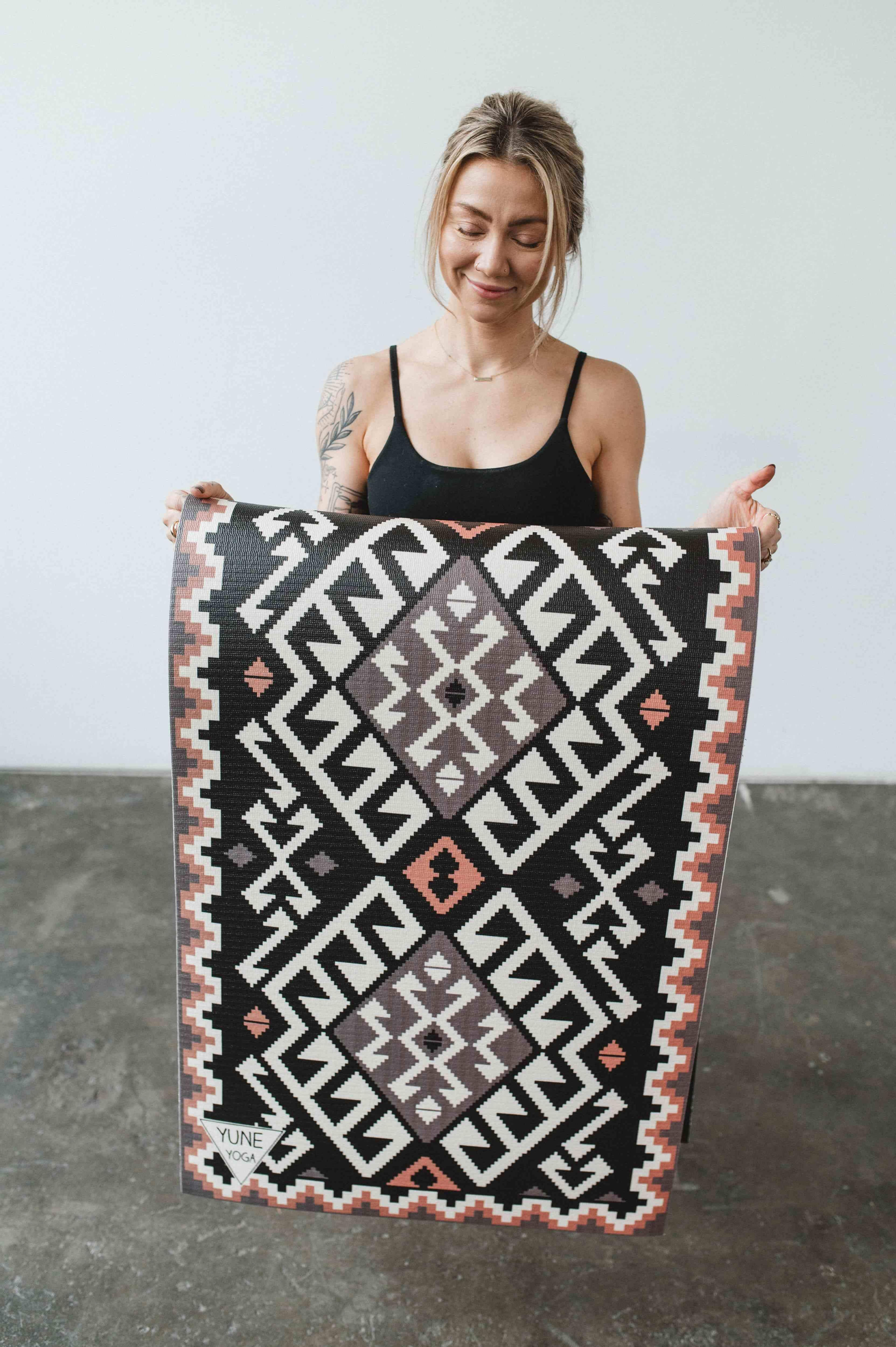 Moab Rocks Yoga Mat – 6 Mm Extra Thick, Double-Sided Non-Slip, Eco-Friendly PER