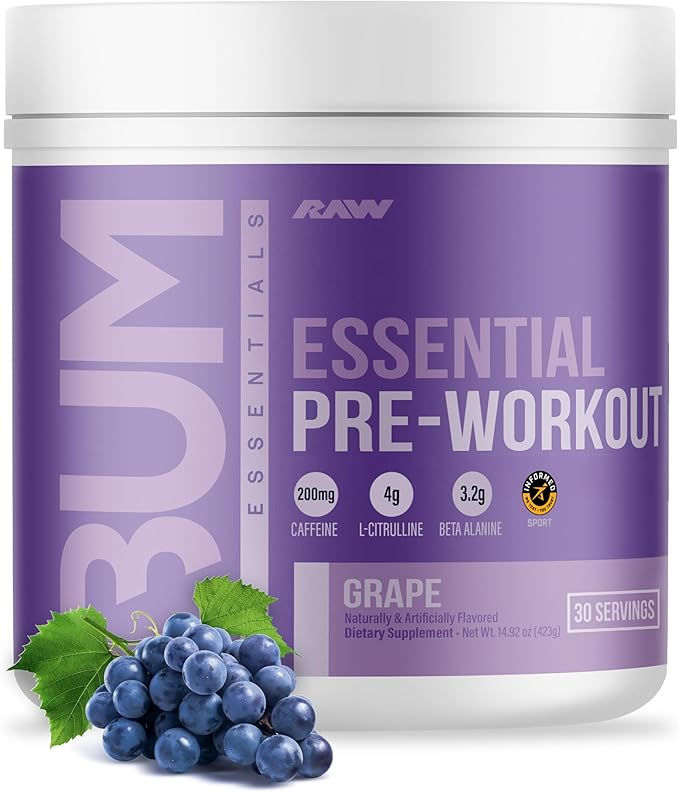 RAW CBUM ESSENTIAL PWO 30 SERV GRAPE