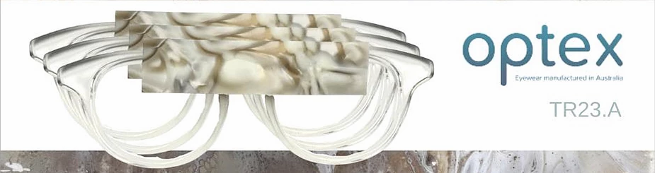 Striking Silvers, Marble Rain coloured bio-acetate, TR23.A, Optex Australia, feature story by Brilliant-Online