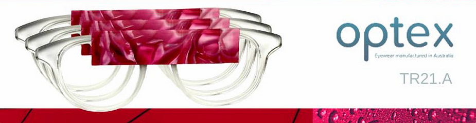 Red, Red Rose, Vera Rose coloured bio-acetate, TR21.A, Optex Australia, feature story by Brilliant-Online