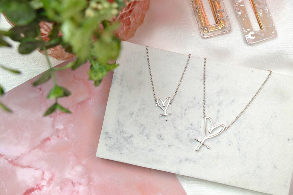 Secret Sisterhood Symbol Necklaces, Jacquie Love, Secret Sisterhood, feature story by Brilliant-Online
