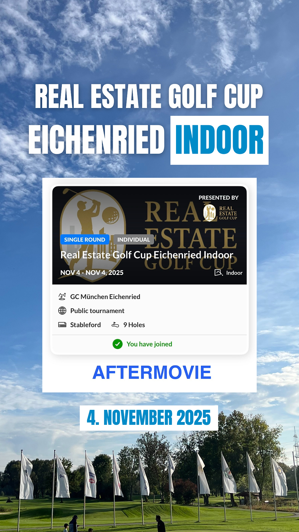 Real Estate Golf Cup Eichenried - Indoor