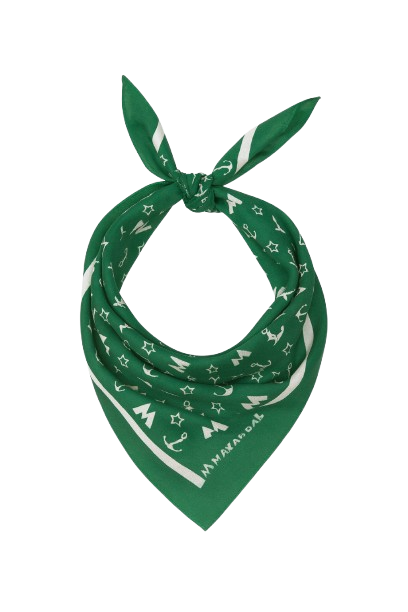 Thumbnail: Makandal Heritage Silk-Poly Scarf – Makandal Symbols 