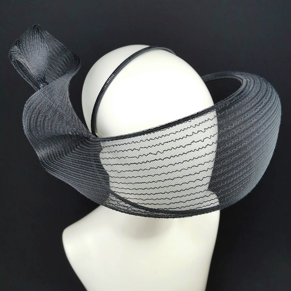 Thumbnail: Maschera Futurista, Futuristic Headpiece, Avant-garde Headpiece, Futuristic Mask, Claudia della Frattina JCN Fascinators