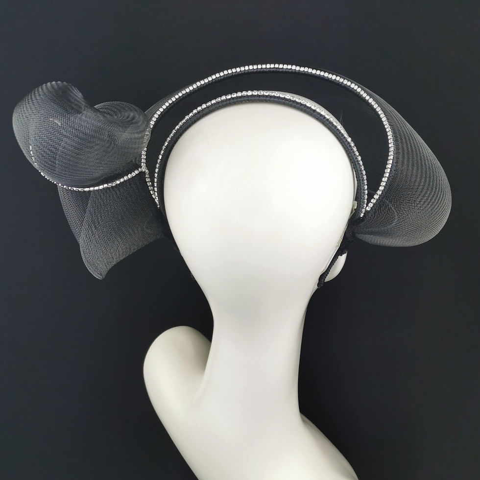 Miniatura: Maschera Futurista, Futuristic Headpiece, Avant-garde Headpiece, Futuristic Mask, Claudia della Frattina JCN Fascinators