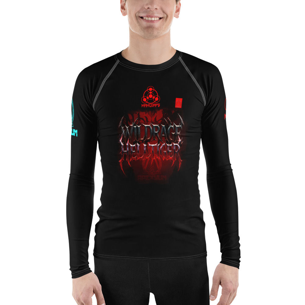 Wildrage Helltiger "Beast Back" Men's Long Sleeve Rash Guard – Apexyum Wear