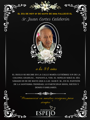 Sr. Juan Cortes Calderón