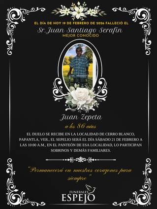 Sr. Juan Santiago Serafín