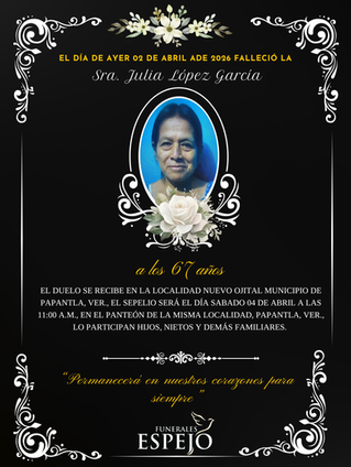 Sra. Julia López García