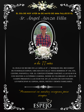 Sr. Ángel Ainza Villa