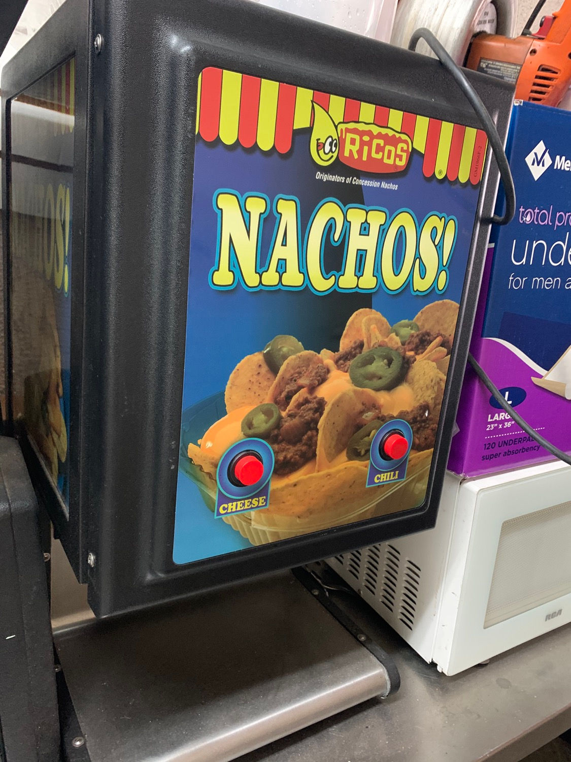 Cheese & Chili Diapenser Machine Like New 